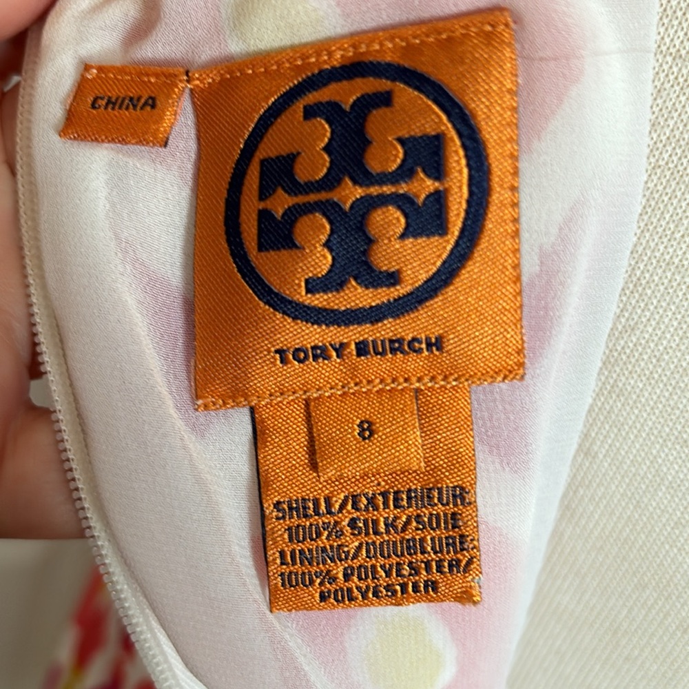 Tory Burch ikat print silk with a braided neckline - Picture 10 of 14